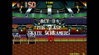 The Combatribes [USA] (Arcade) - (Act 3 - The Slash Skate Screamers | Hardest)