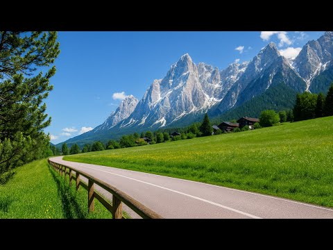 Ride Through the Dolomites: Scenic Virtual Cycling  from  Calalzo di Cadore to Toblach