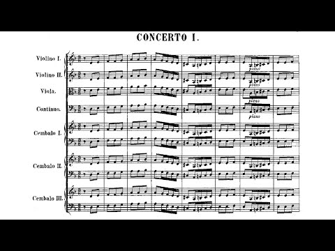 JS Bach: Concerto for 3 Harpsichords D minor BWV 1063 - Elsner, Reinhardt, Goebels, 1953 - VOX