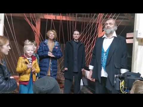 Алексей Филимонов на съемках фильма "Девочка Нина и похитители пианино"