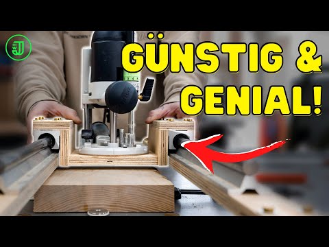 PLANFRÄSEN mit der OBERFRÄSE: Diese VORRICHTUNG ersetzt ABRICHTE & DICKENHOBEL! | Jonas Winkler