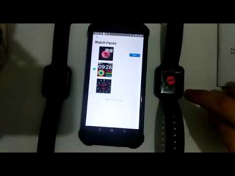 Comparing B57 smart watch: Real NRF52832 (right) vs Fake HS6620D clone (left)