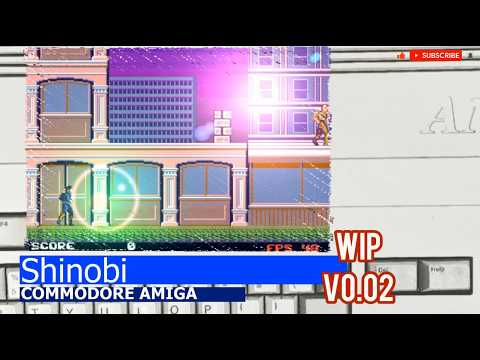 Commodore Amiga -=Shinobi=- WIP v0.02 tech demo
