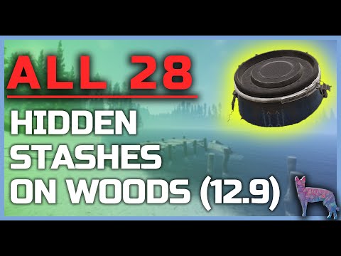 ALL 28 Hidden stashes on new woods! (12.9)