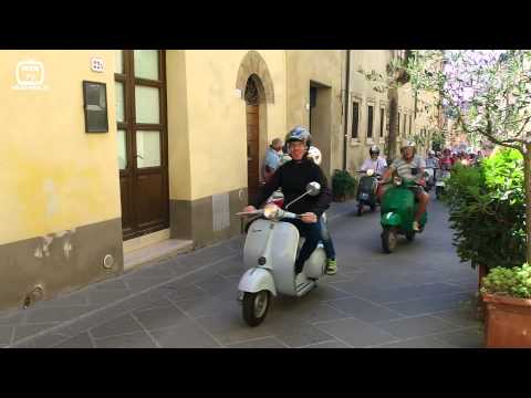 Quarto raduno Vespa in Val D'Orcia