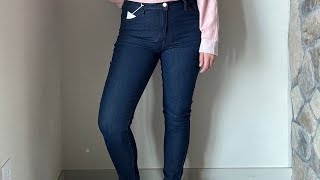 Kancan Classic Dark Wash High Rise Skinny Jeans