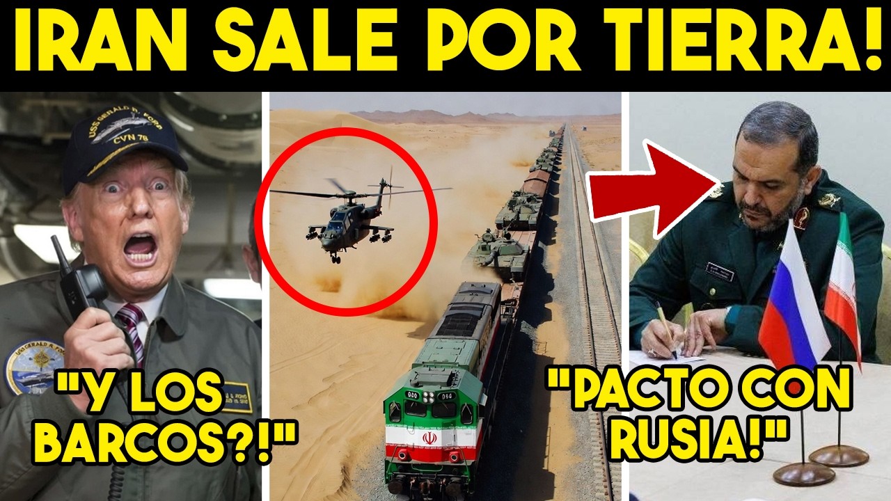 TRUMP HUMILLAD0! IRAN SALE TIERRA, ADIOS BLOQUEO. FRACASA PLAN EU, SH0CK TOTAL.