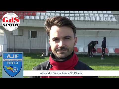 Alexandru Dicu, antrenor CS Cârcea