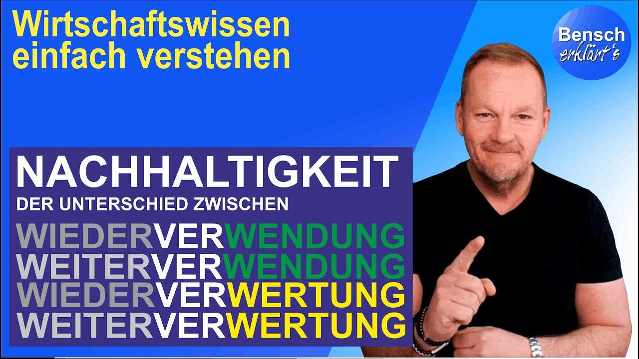 Environment and sustainability: reuse and recycling, reuse and recycling