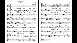 Segment - from "Charlie Parker 60 Melodies and Solos" book - Concert Pitch
