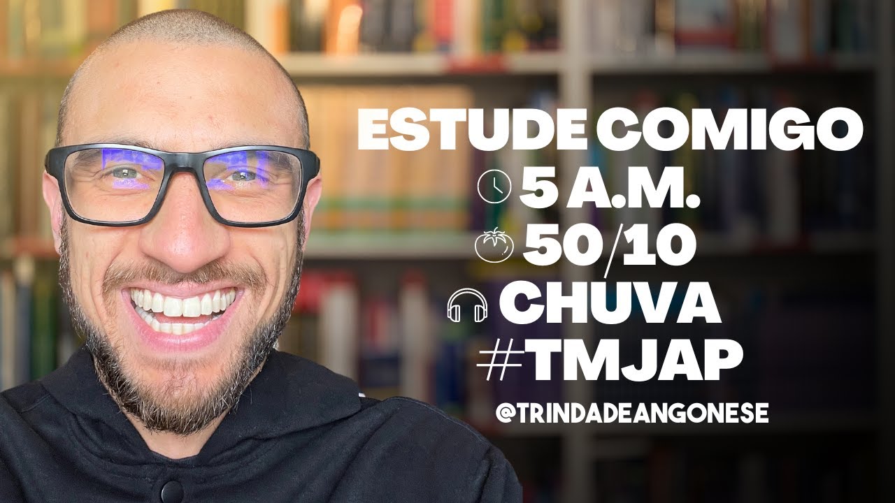 220 - Estude comigo 2 horas para Concursos Públicos! |🕔 5-7 A.M. | 🍅 50/10 | 🎧 Chuva | #TMJAP