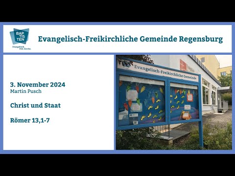 Predigt: Römer 13,1-7  Christ und Staat