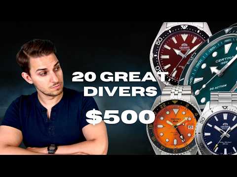 20 Great Dive Watches Under $500 (2026)