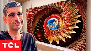 Minha nova TV GIGANTE, unboxing TCL QD-Mini LED TV C8K