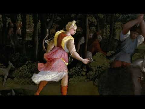 Battista Dossi, The Hunt of the Calydonian Boar -- El Paso Museum of Art