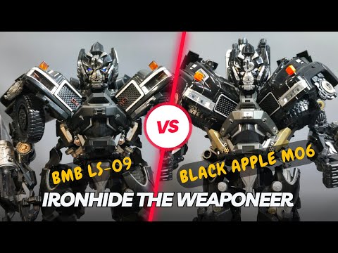BMB Ironhide LS-09 Black Mamba Weaponeer Vs Iron Hide Black Apple M06