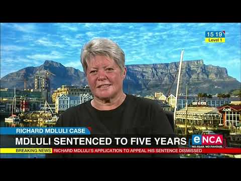 DISCUSSION Former NPA prosecutor on Mdluli's prison sentence