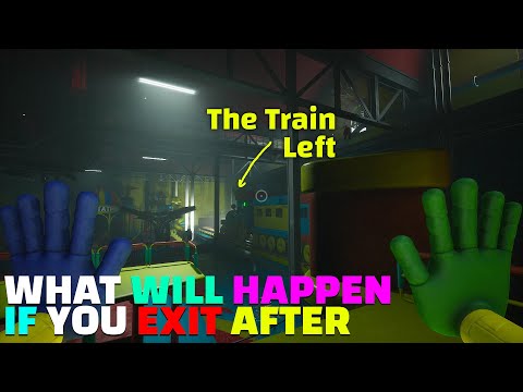 What will happen if you exit the train before leaving * Poppy PlayTime Chapter 02