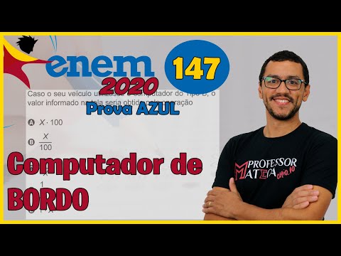Questão 147 | Prova Azul ENEM 2020 | Computador de Bordo