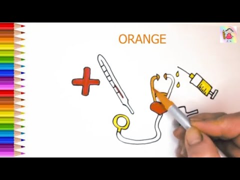 How to draw Doctor's Tools | Medical Kit Doodles |Hospital Tools| Medical Tools Medical Set Drawing