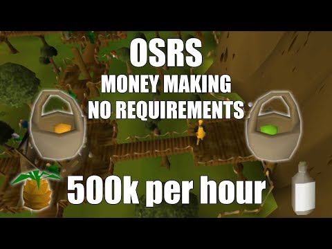 osrs money making no requirements 2018 - 500k per hour