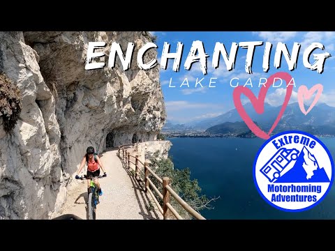 Lake Garda BEST FREE Activities -  Riding the FAMOUS Ponale Track - Summer ALPs Motorhome Tour.