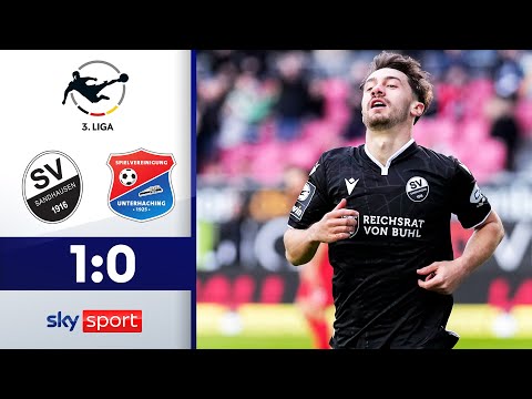 Ehlichs Treffer bringt den Sieg! | SV Sandhausen - SpVgg Unterhaching | Highlights - 3. Liga 2023/24