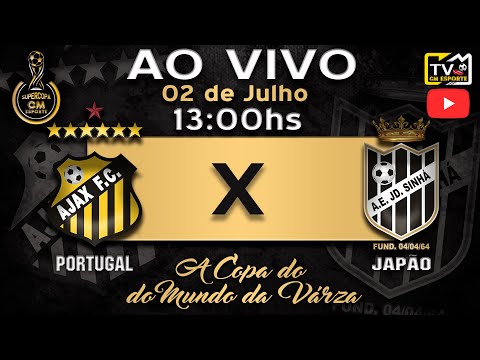 AJAX F.C. X A.E. JD. SINHÁ | TRANSMISSÃO AO VIVO | SUPER COPA CM ESPORTE