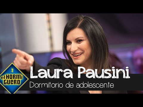 Laura Pausini enseña su dormitorio de adolescente con los posters de sus ídolos - El Hormiguero