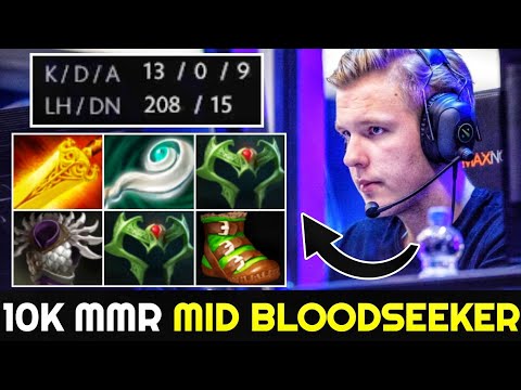 CR1T 10K MMR back to MID with Unkillable Bloodseeker 7.26 Dota 2
