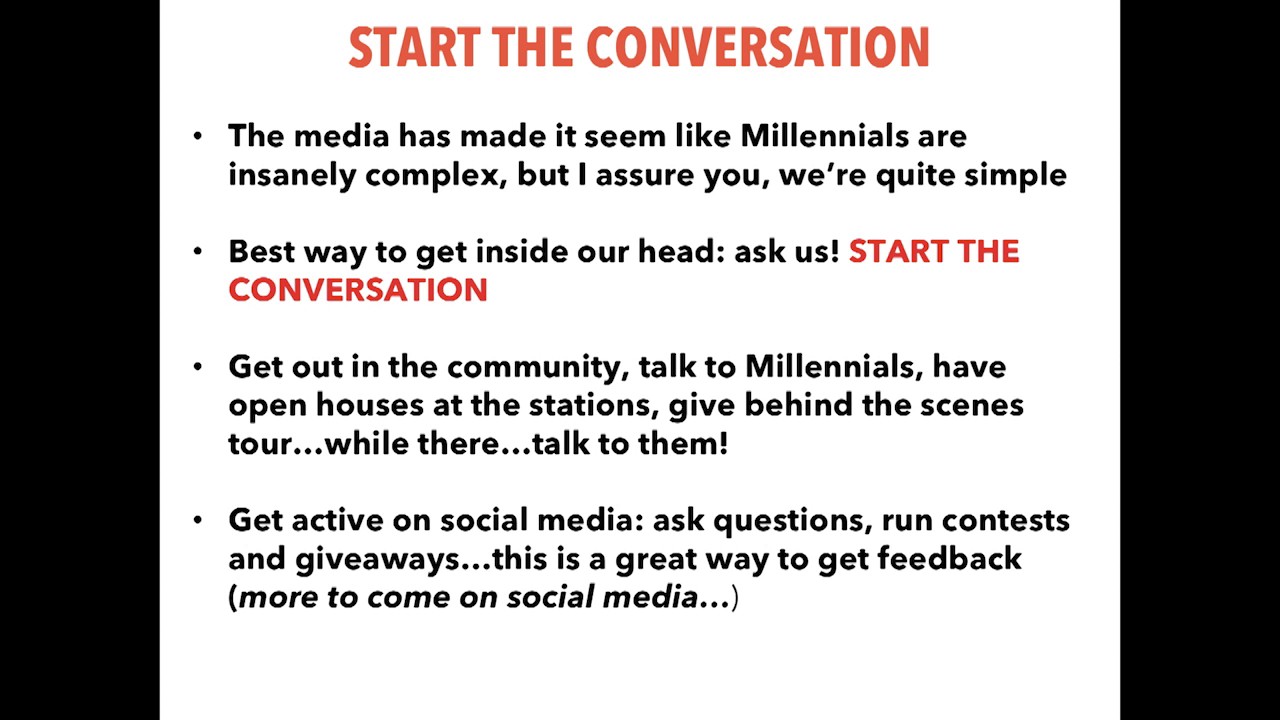 Start the Millennial Conversation – Greg Goldner at Momentum 2016