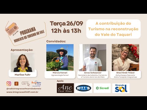 A contribuição do Turismo na reconstrução do Vale do Taquari