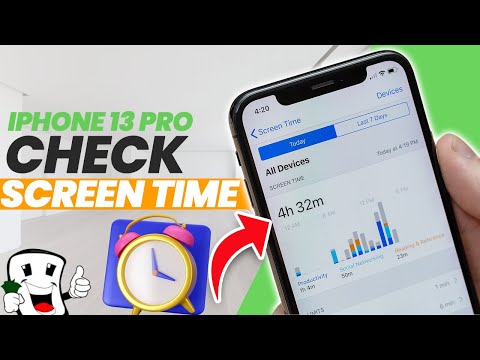 [iPHONE 13 PRO] - How to Check Total Screen Time  | TUTORIAL and TIPS