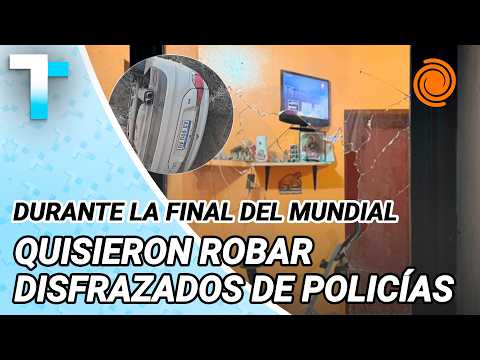 Se disfrazaron de POLICÍAS e intentaron asaltar a una familia en plena FINAL del MUNDIAL