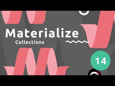 Materialize Tutorial 1 Introduction