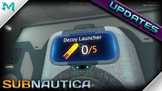 Subnautica UPDATES! Cyclops Decoy Launcher And Fire Suppression Modules! (Experimental)