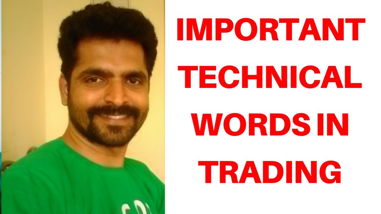 Technical Words in Trading - Share Trade in Tamil