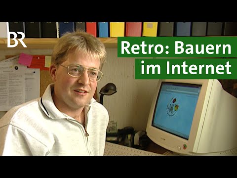 Weit entfernt von Landwirtschaft 4.0: Frühes Internet auf dem Bauernhof | Retro | Unser Land | BR