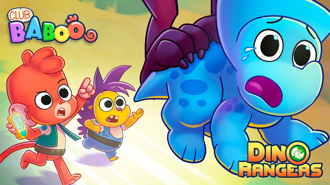 Club Baboo DINO RANGERS Save a TRICERATOPS Baby 🦕🥚