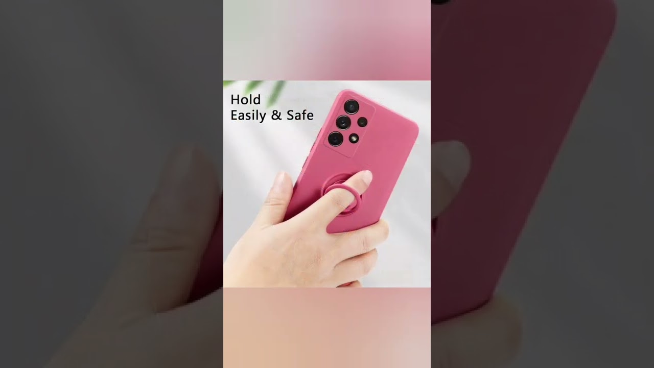 Case Samsung A53 A32 4G 5G A52 A52s A72 Silikon Dengan Dudukan Cincin Magnetik Berdiri #casehp