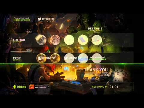 Lothar vs Ekop - Heroes of Cards 3 - Hearthstone