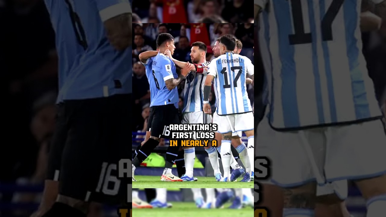 Lionel Messi, Argentina lose 2026 World Cup qualifier to Uruguay