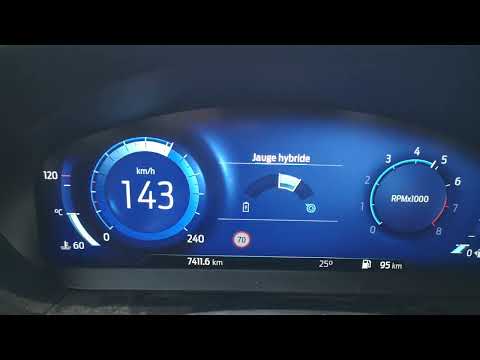 Ford Focus 2022 1.0 Flexifuel mHEV 125 0-100 km/h acceleration