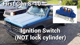 First Gen Chevy S-10 Ignition Switch Replacement | 82-93 | NOT Lock Cylinder