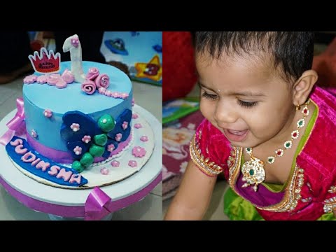 DIY Birthday Decoration, Cake 🎂 Smash and Birthday Celebrations of Sudiksha