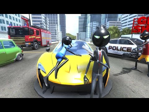 Amazing Crime Rope Stickman Video