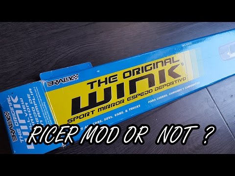 Rally Wink Mirror install