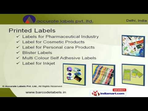 Barcode Labels Manufacturer, Industrial Tags, Barcode Labels Exporter, Industrial Tags Manufacturer