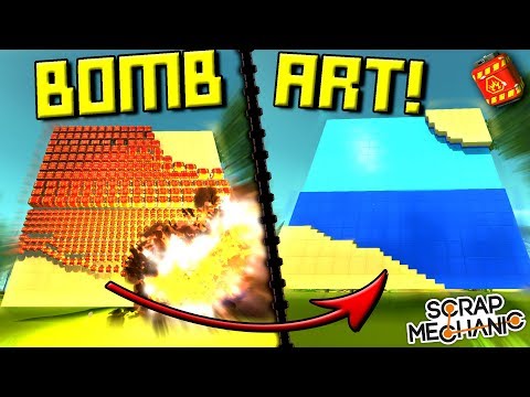 Explosive Art Challenge! [Your Turn!] - Scrap Mechanic Gameplay