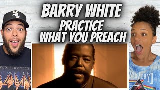 GOODNESS!| FIRST TIME HEARING Barry White  - Practice What You Preach REACTION
